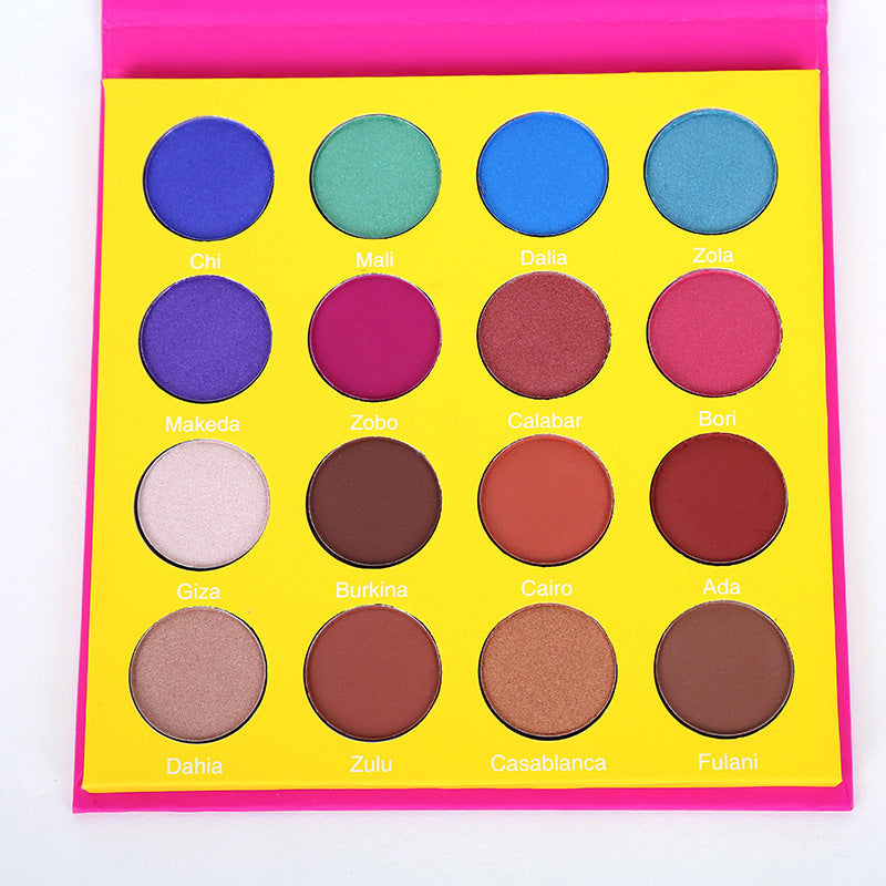 Cleopatra 16 Color Eyeshadow Purple