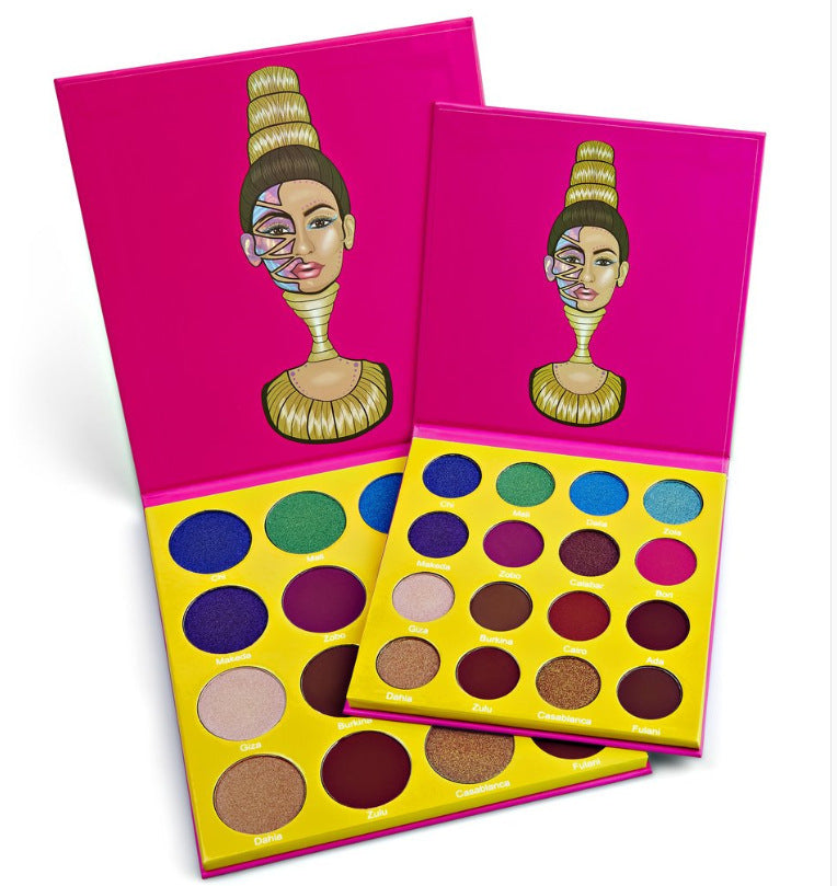 Cleopatra 16 Color Eyeshadow Purple