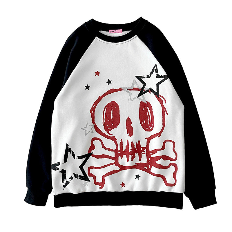 Autumn Winter Y2K Subculture Tshirt Long Sleeve Tops - Essentially Faith