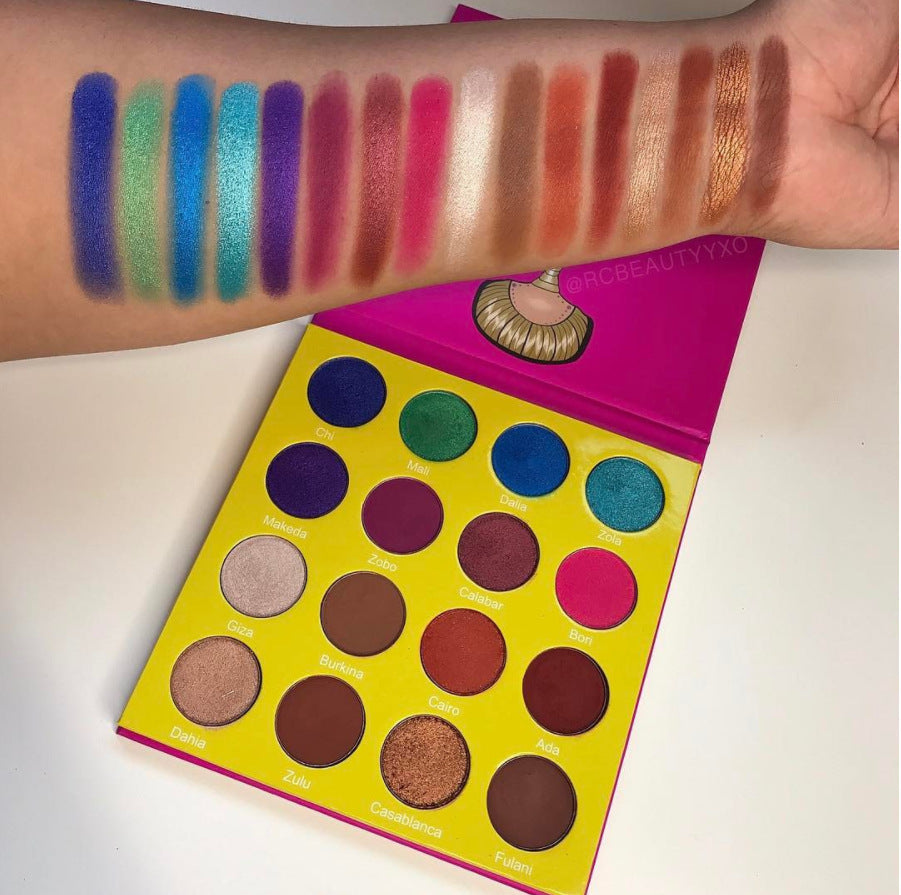 Cleopatra 16 Color Eyeshadow Purple